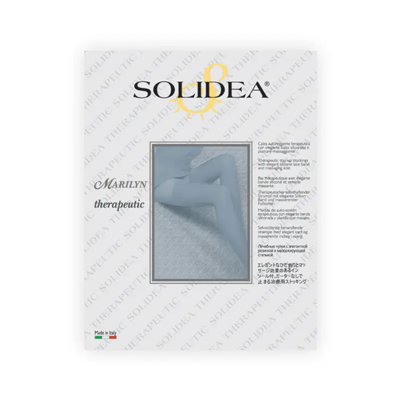Solidea Marilyn Ccl2 Closed Toe Hold Ups 25 32mmHg 3ML Granite