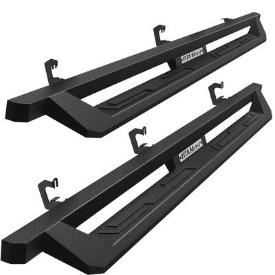 YITAMOTOR® Running Boards for 2007-2018 Silverado/GMC Sierra 1500 07-19 2500HD 3500HD Double Cab Drop Side Steps