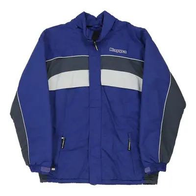 Age 13-14 Kappa Jacket - 3XL Blue Polyester