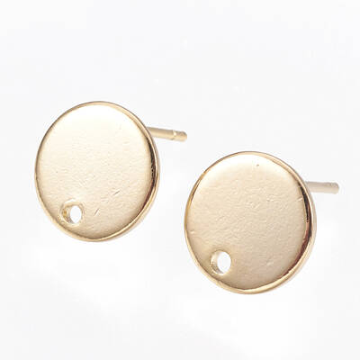 Brass Stud Earring Findings