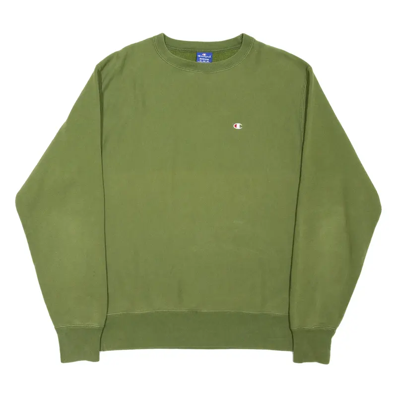 CHAMPION Mens Sweatshirt Green M