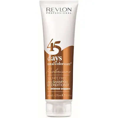 Revlon Professional Shampoo E Balsamo Per Tonalità Rame Intense 45 Giorni Di Cura Totale Del Colore (Shampoo E Balsamo Rame ...