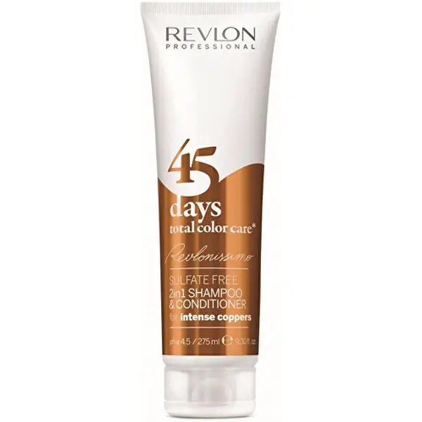 Revlon Professional Shampoo E Balsamo Per Tonalità Rame Intense 45 Giorni Di Cura Totale Del Colore (Shampoo E Balsamo Rame ...