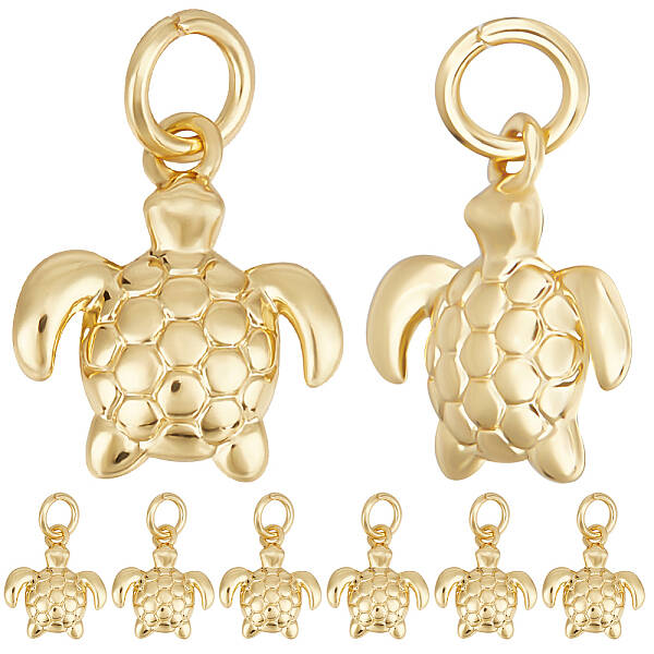 14Pcs Brass Charms