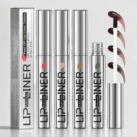 Long-lasting Color Peel Off Lip Liner, 4 Counts/set Tear Off Lip Stain, Non-fading Smudge-proof Lip Liner, Matte Finish, Make...