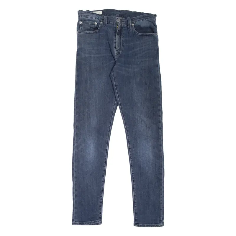 LEVI'S 512 BIG E Jeans Mens Blue Slim Tapered Stone Wash W29 L32