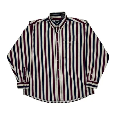 Trader Bay Striped Shirt - Large Multicoloured Cotton