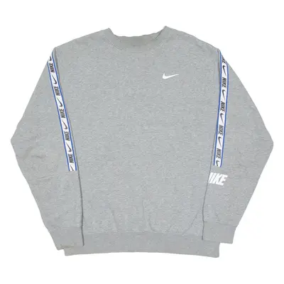 NIKE Mens Sweatshirt Grey Crew Neck M