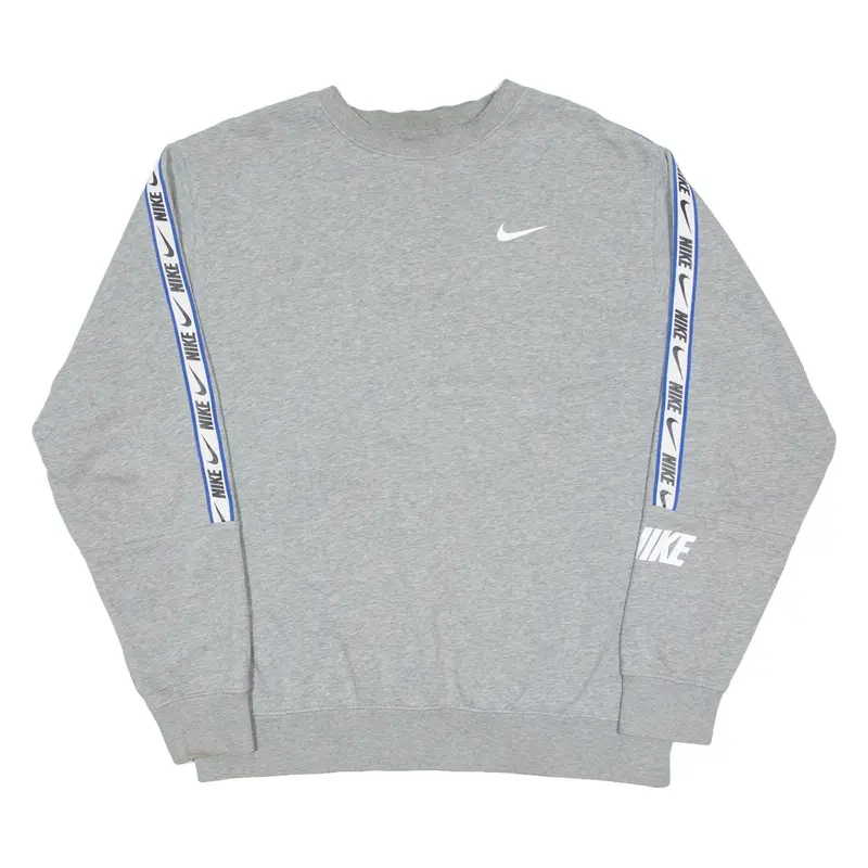 NIKE Mens Sweatshirt Grey Crew Neck M