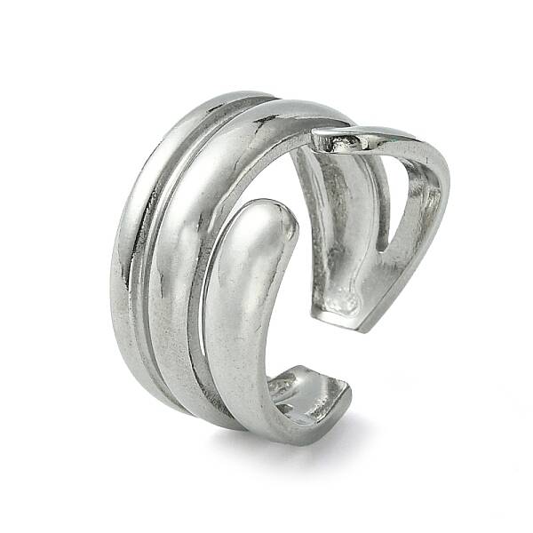 Non-Tarnish 304 Stainless Steel Open Cuff Ring