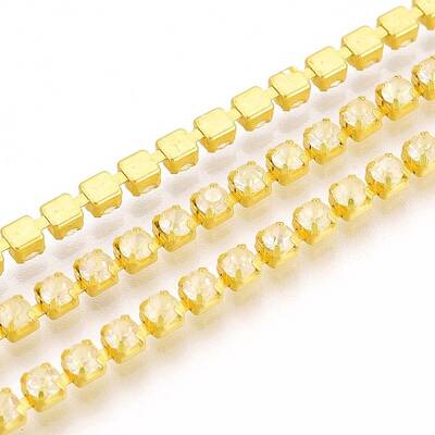 Iron Rhinestone Cup Chains