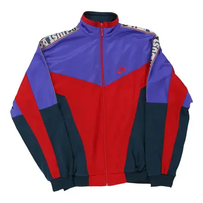 Nike Track Jacket - Small Block Colour Polyester