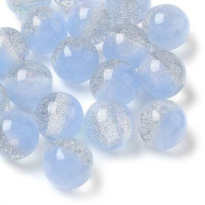 Two Tone Resin Beads