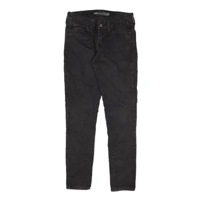 LEVI'S Modern Rise Jeans Black Denim Slim Skinny Womens W25 L27