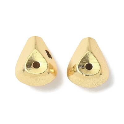 Matte Gold Color 925 Sterling Silver 3 Hole Guru Beads