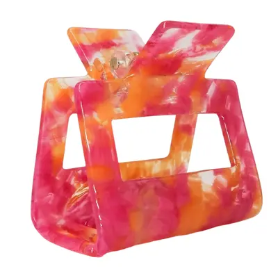 Lotta curls Hair Clip, Pink/Orange