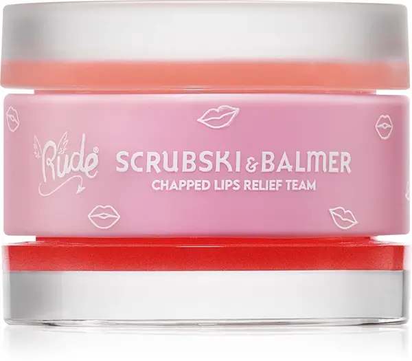 Rude Cosmetics Scrubski & Balmer Lip Balm & Peeling Color Grapefruit 7.5 g