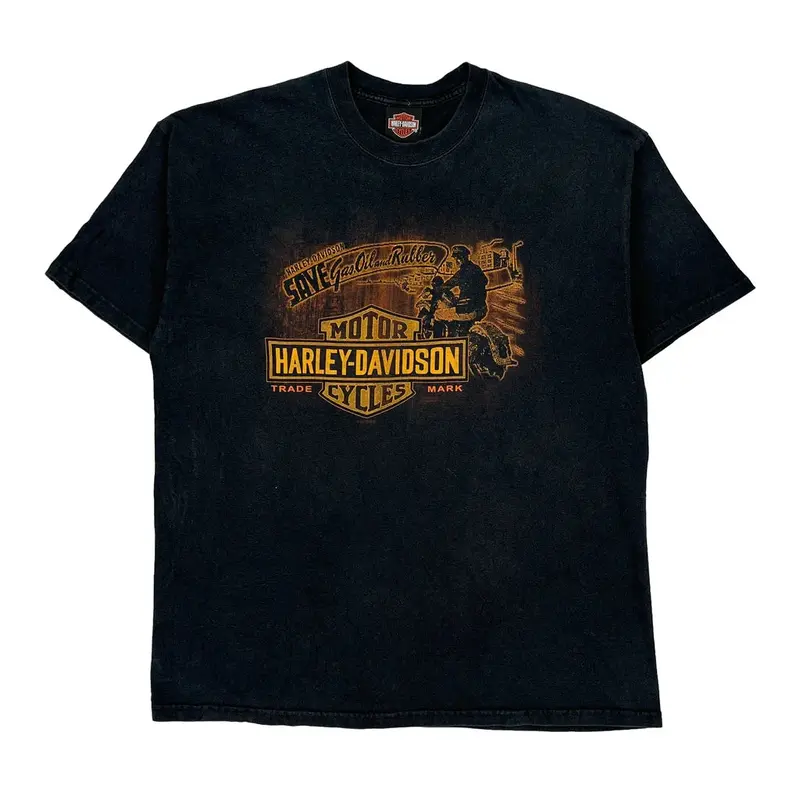 Tucson Harley Davidson Graphic T-Shirt - XL Black Cotton