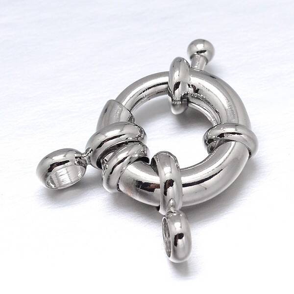Brass Spring Ring Clasps