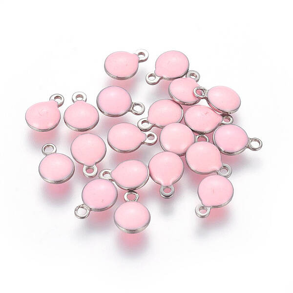 304 Stainless Steel Enamel Charms