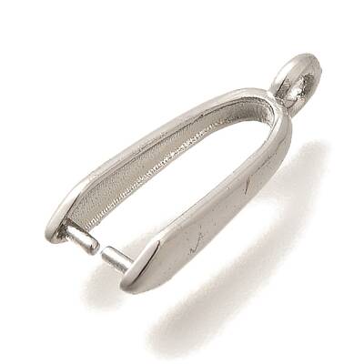 Rack Plating Brass Ice Pick Pinch Bails