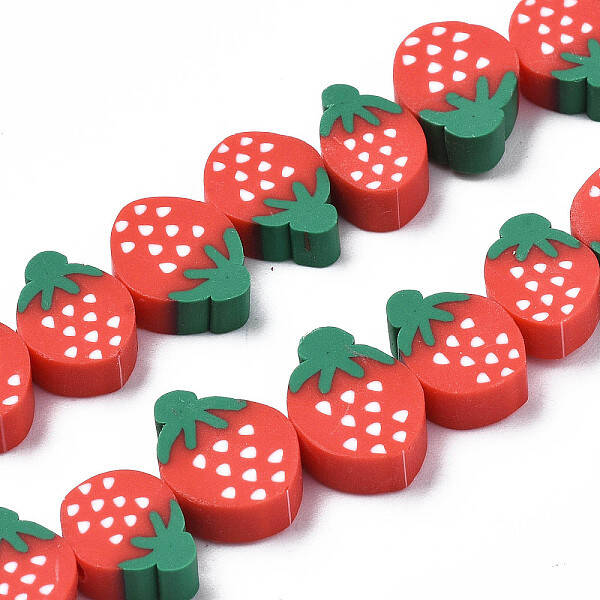 Handmade Polymer Clay Bead Strands