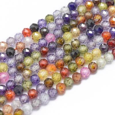 Cubic Zirconia Beads Strands