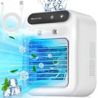Portable Air Conditioner, 3-in-1 Fan with 2 Mist Speeds, Multifunctional Cooling Fan, Personal Evaporative Cooler for Bedroom...