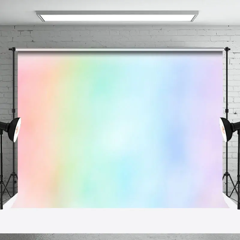 Light Rainbow Gradient Bokeh Photography Backdrop - Aperturee