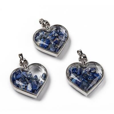 Glass Bottle Pendants