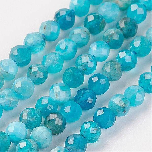 Natural Apatite Bead Strand