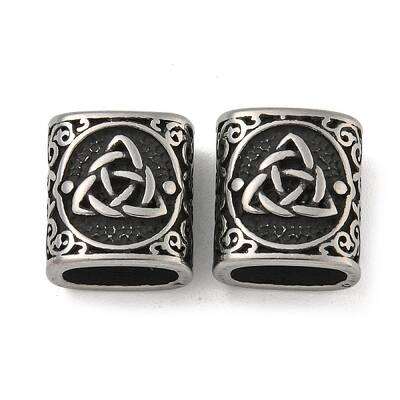 Retro 304 Stainless Steel Slide Charms