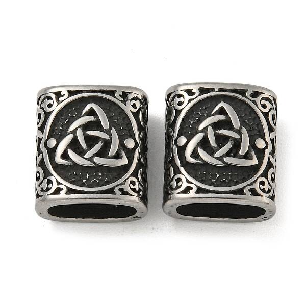 Retro 304 Stainless Steel Slide Charms