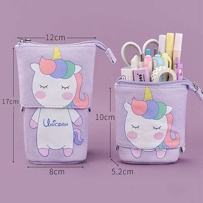 Cloth Multi-function Pen & Pencil Foldabled Bags