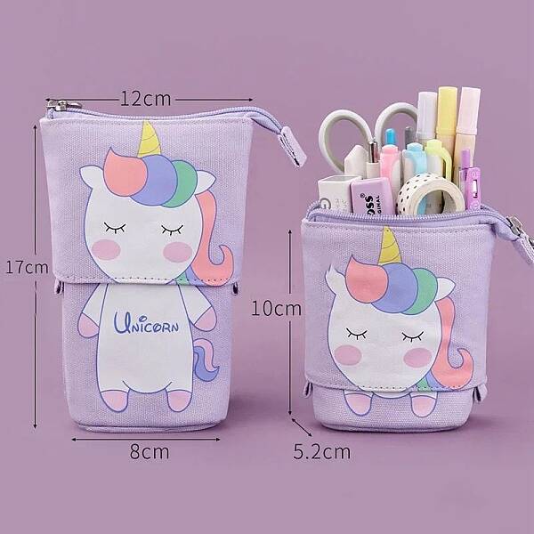 Cloth Multi-function Pen & Pencil Foldabled Bags
