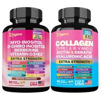 Blooming Balance Bundle: Zoyava Myo-Inositol & Collagen Supplement, All-in-One Multivitamin Combo, Made in USA with Extra Str...