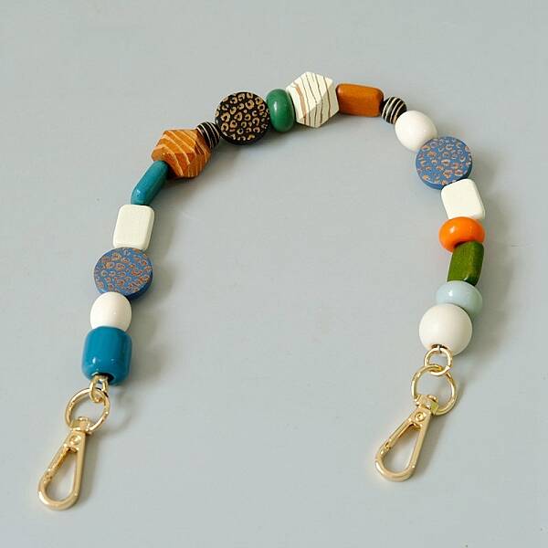 Wood & Resin Bead Bag Straps