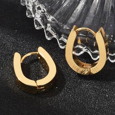 304 Stainless Steel Hoop Earrings