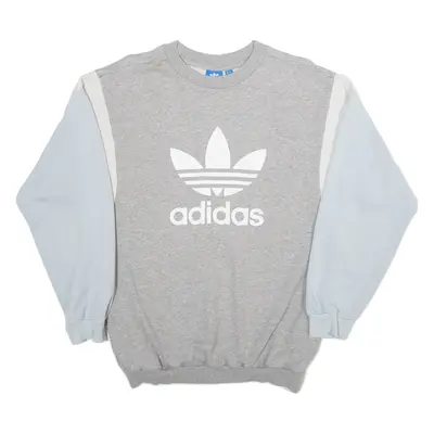 ADIDAS Womens Sweatshirt Grey UK 10