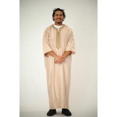 Sahara Beige Morrocan Thobe