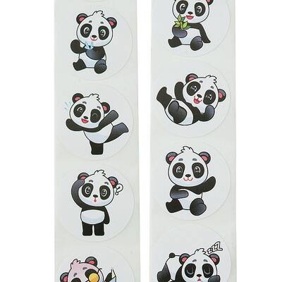 Cartoon Patterns Paper Gift Sticker Rolls
