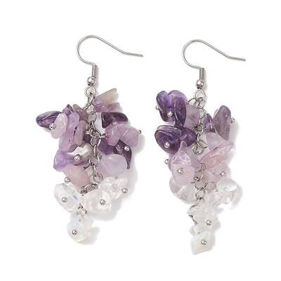 Natural Amethyst Earrings