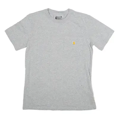 CARHARTT Loose Fit Mens T-Shirt Grey XS