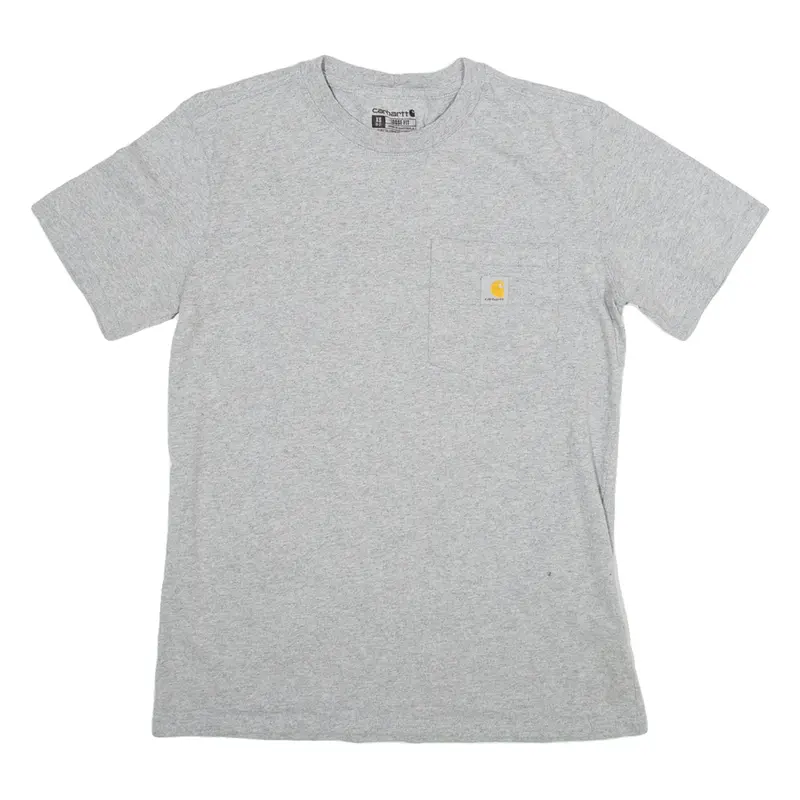 CARHARTT Loose Fit Mens T-Shirt Grey XS