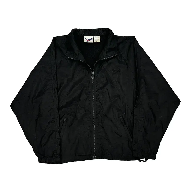 Reebok Windbreaker - Medium Black Nylon
