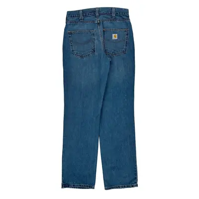 Relaxed Fit Carhartt Jeans - 31W 34L Blue Cotton Blend