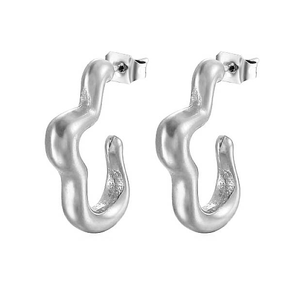 Non-Tarnish 304 Stainless Steel Stud Earrings