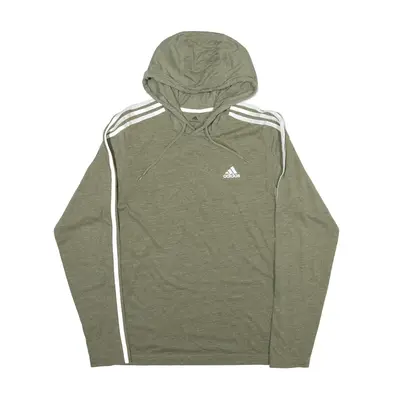 ADIDAS Aeroready Hoodie Green Pullover Mens S