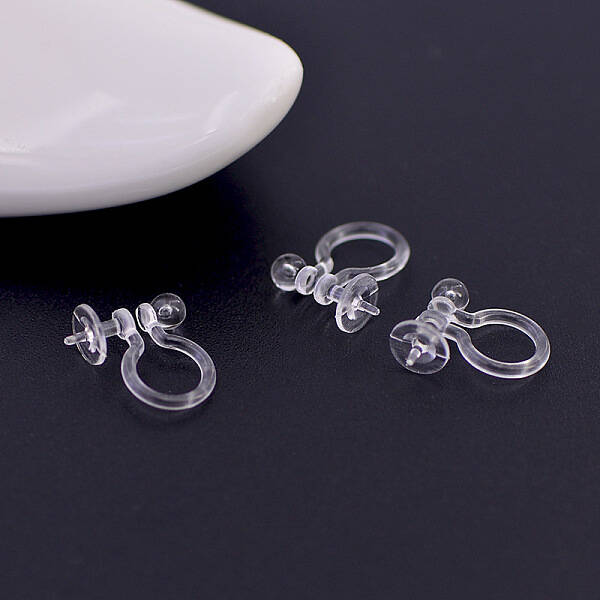 Plastic Clip-on Earring Findings