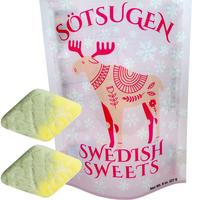 Bubs Sour Tutti Frutti Rhombs Swedish Candy 1/2 lb - Vegan